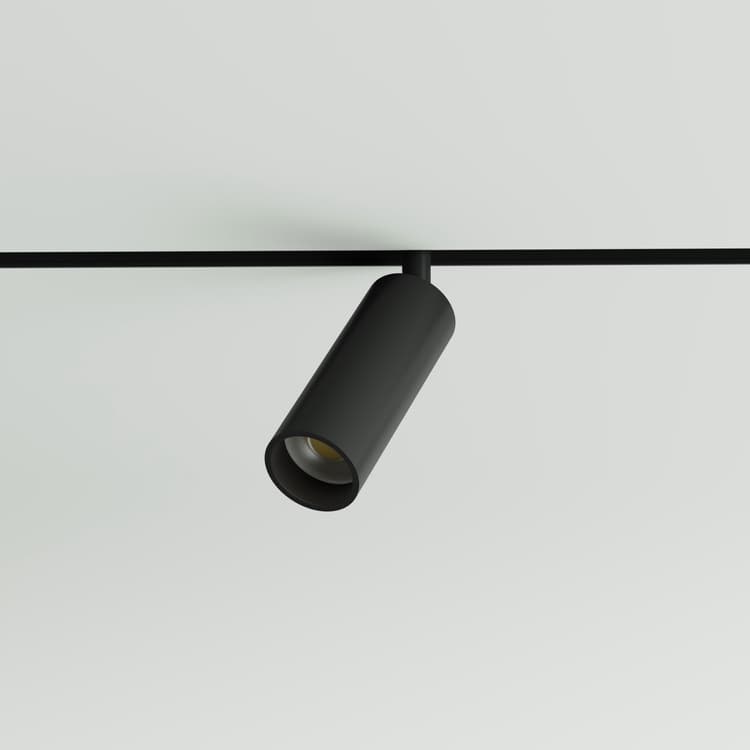 Трековий магнітний світильник TUBE 34mm, 8W 640Lm, Чорний