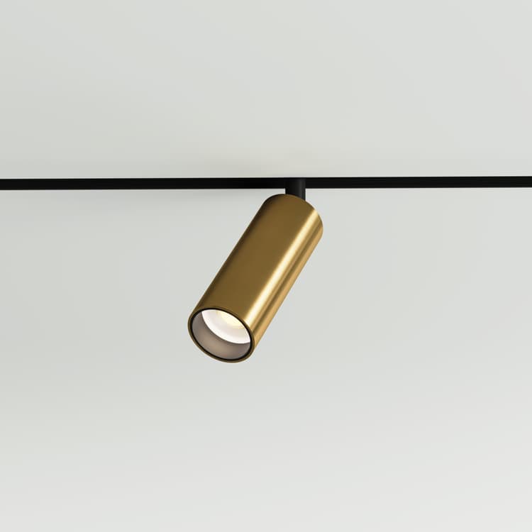 Трековий магнітний світильник TUBE 34mm, 8W 600Lm, Золотий