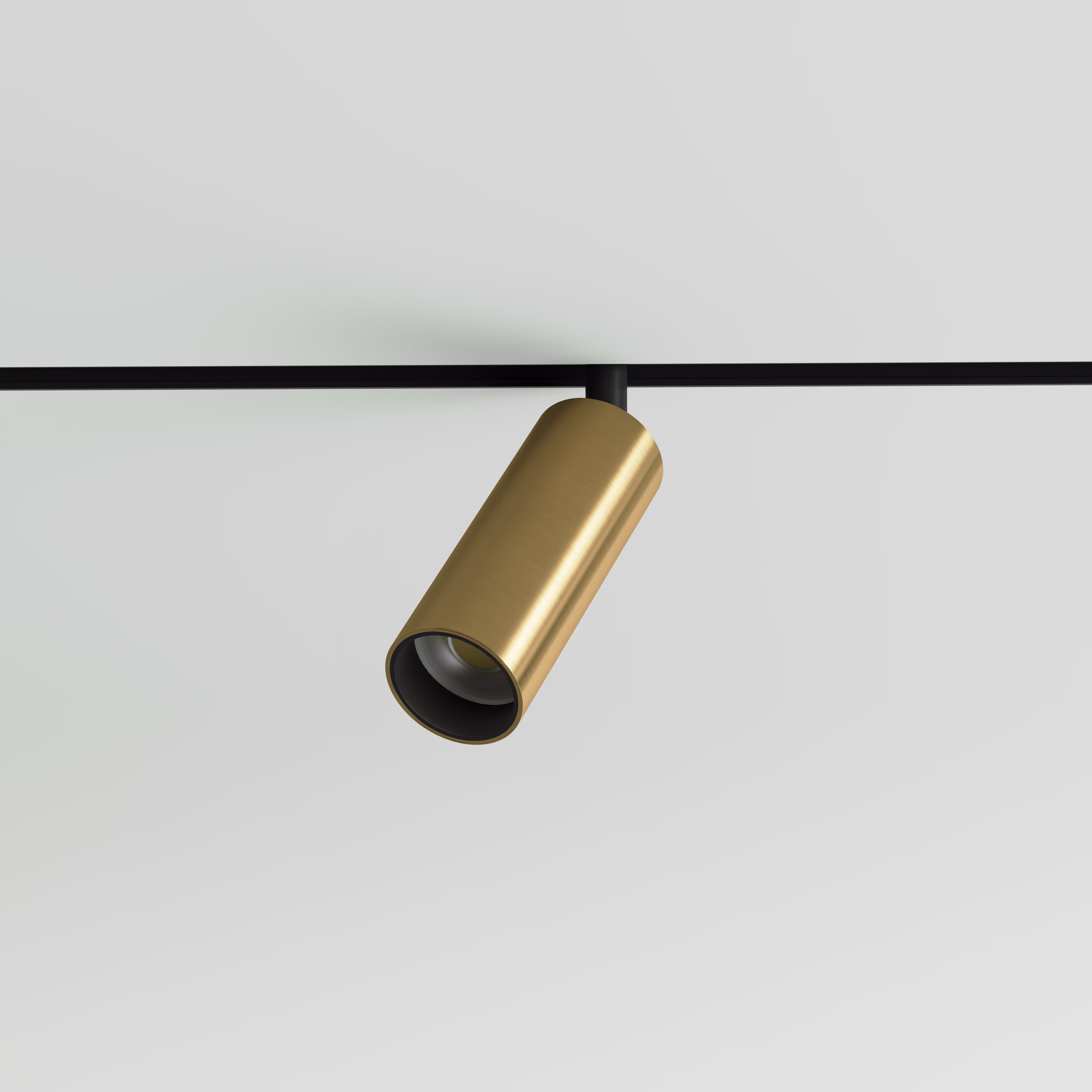 Трековий магнітний світильник TUBE 34mm, 8W 600Lm, Золотий