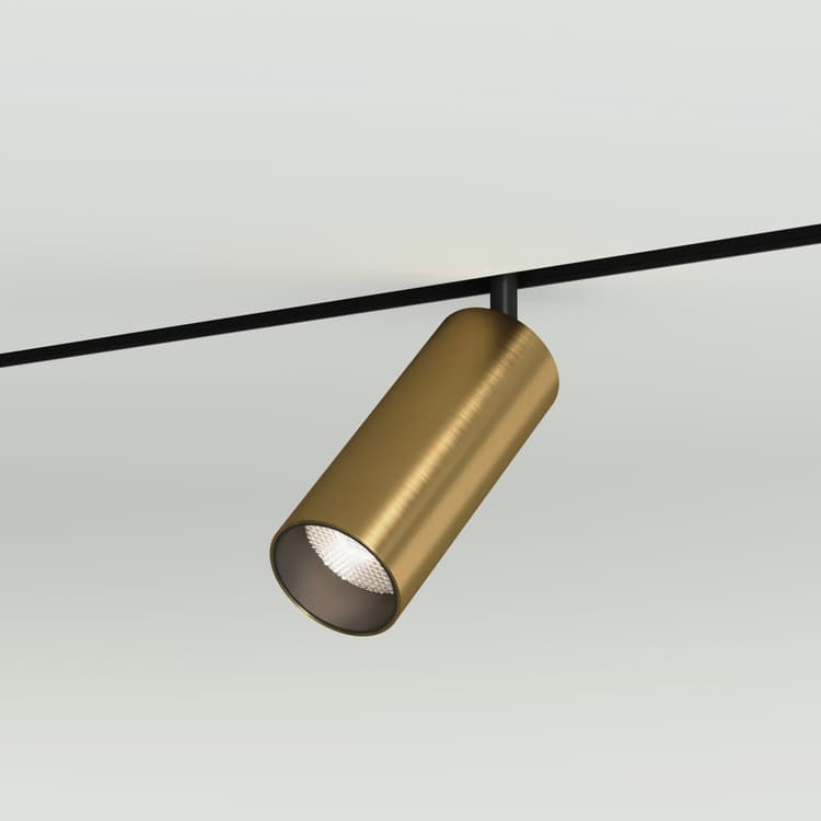 Трековий магнітний світильник TUBE 40mm, 12W 960Lm, Золотий