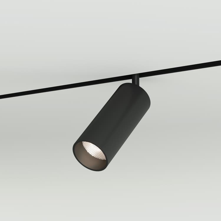 Трековий магнітний світильник TUBE 40mm, 12W 960Lm, Чорний