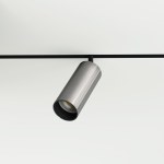 Lumineka TUBE 40 — трековий світильник 48V, Brushed Aluminium, вид 3/4