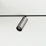 Lumineka TUBE 34 — трековий світильник 48V, Brushed Aluminium, вид 3/4