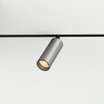 Lumineka TUBE 34 — трековий світильник 48V, Brushed Aluminium, вид 3/4
